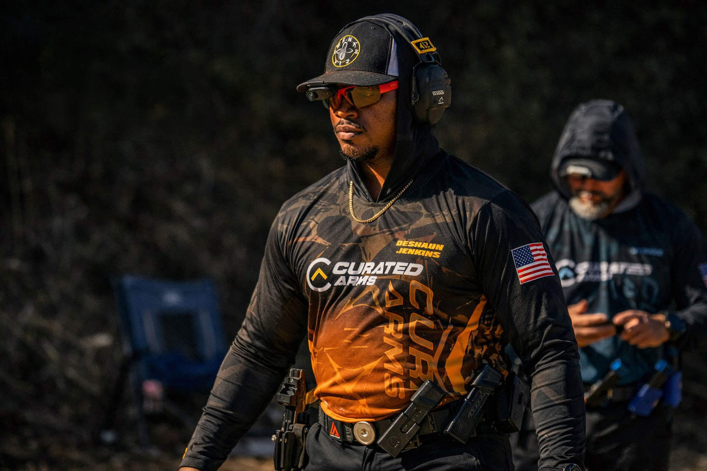 Deshaun Jenkins at a USPSA match